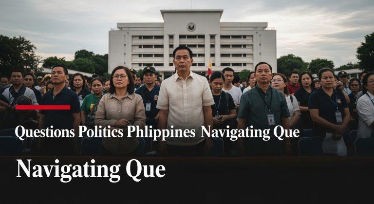 Policy analyst in a newsroom examining governance and energy charts related to Philippines politics.