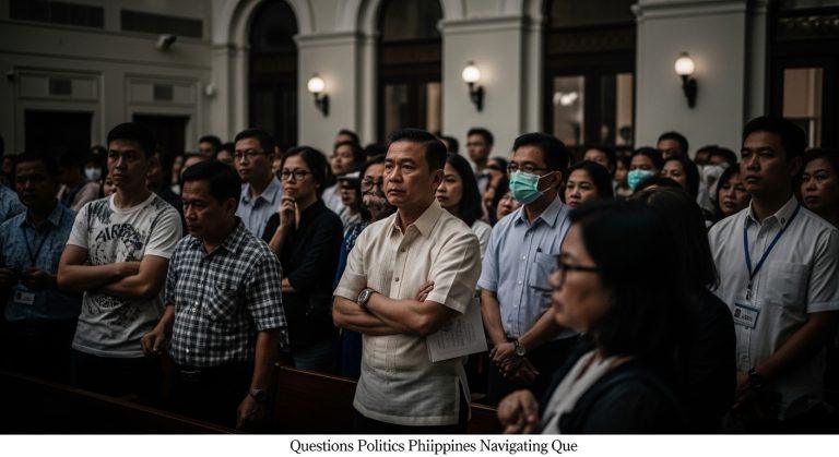 Policy analyst in a newsroom examining governance and energy charts related to Philippines politics.