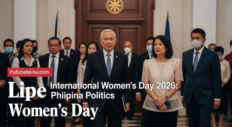 Filipino journalists in a newsroom planning coverage for International Women's Day 2026.