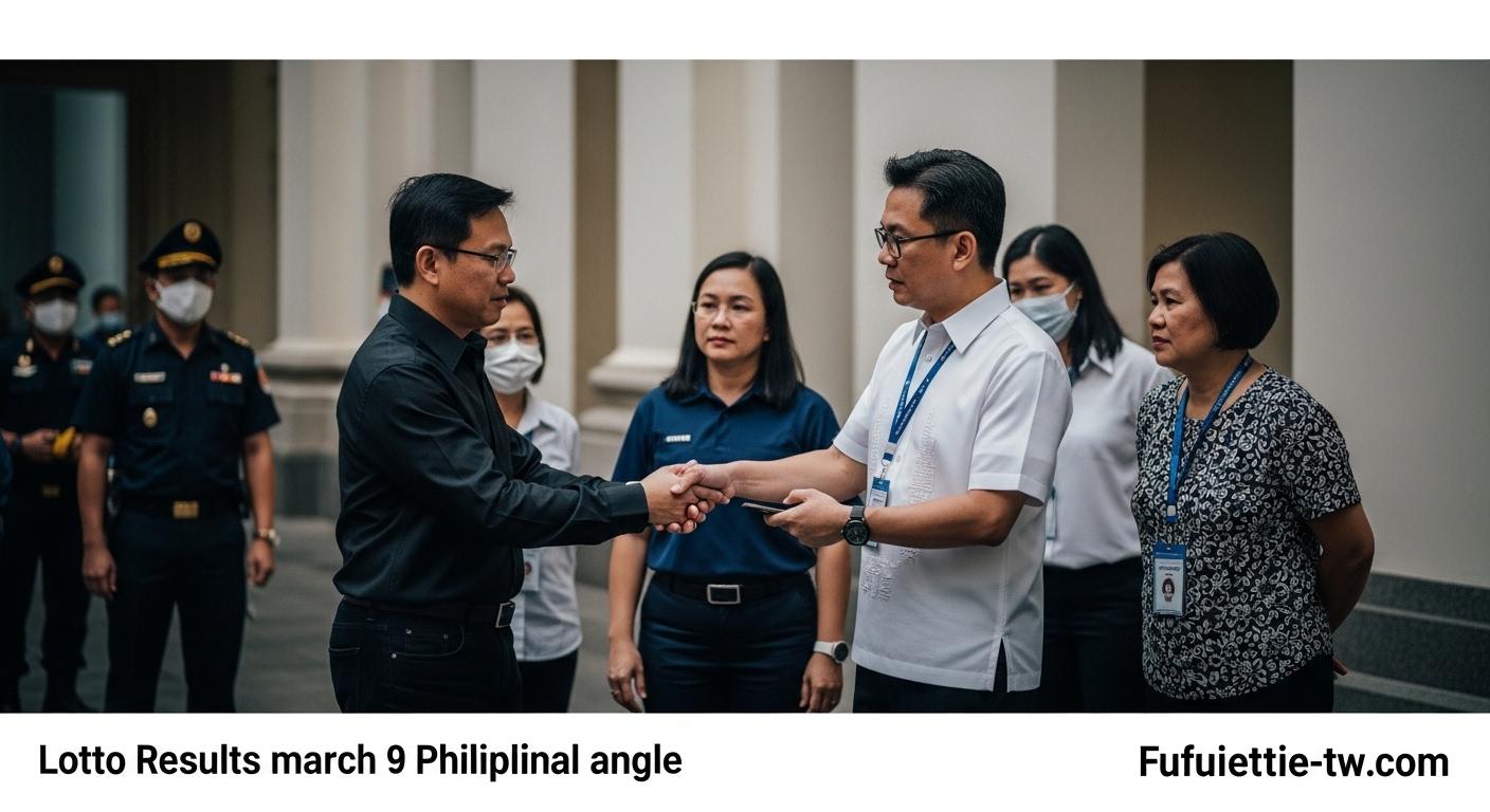 Newsroom desk with lottery results analysis