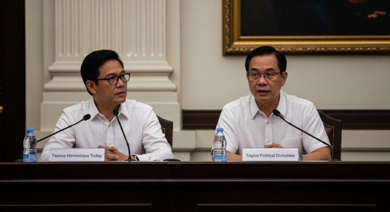 Analyst evaluating Taurus horoscope in a Philippine political context